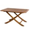 Solid Teak Folding Table Oiled - Ibiza 2