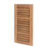 teak louvred vent