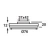Batsystem LED stern navigation light