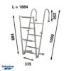 7 step bathing ladder