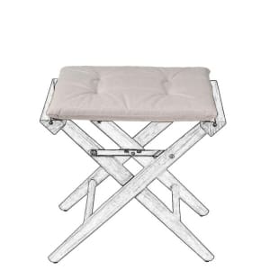 Cushion Set for Teak Directors Stool - Forza Sand