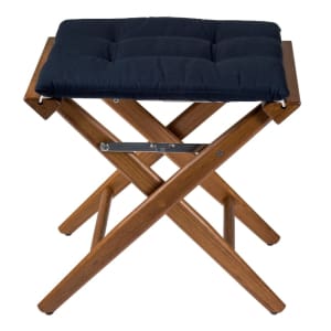 Solid Teak Directors Stool- (Frame Only)