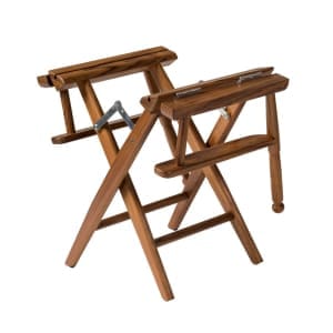 Solid Teak Directors Chair - (Frame Only No Cushions) - Oiled