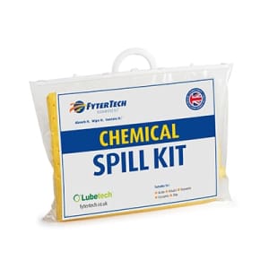 10 Litre Chemical Spill Kit - Clip Closed Bag